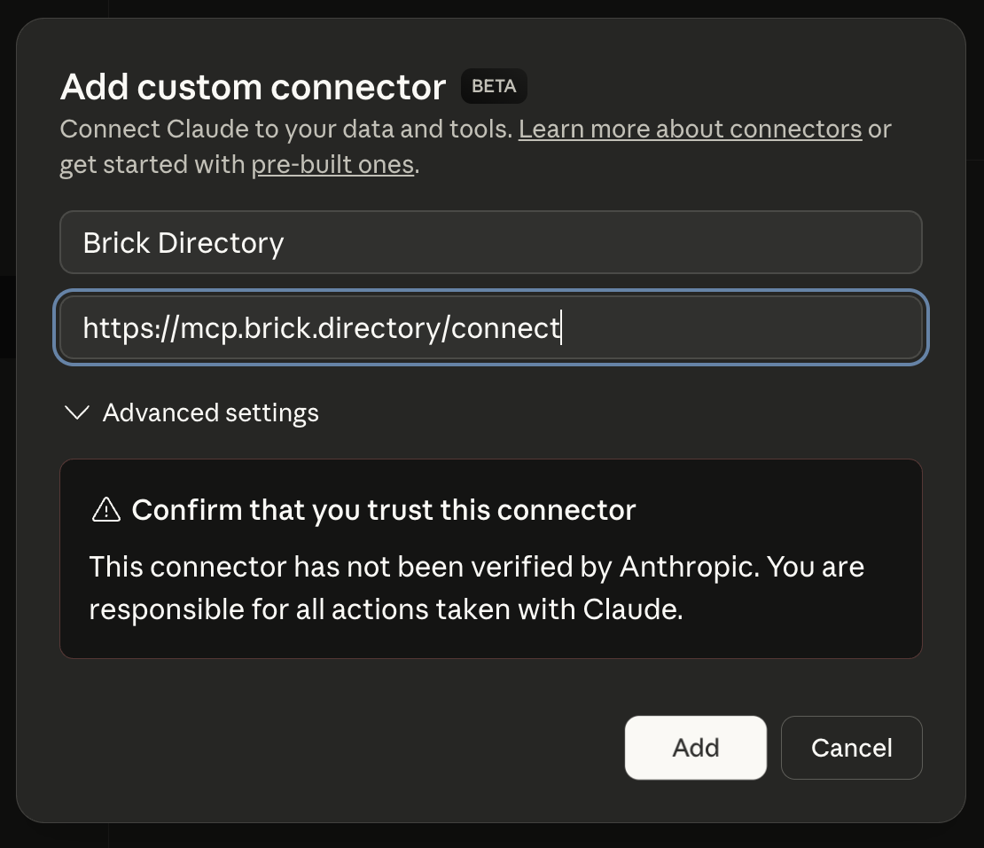 Connector Configuration